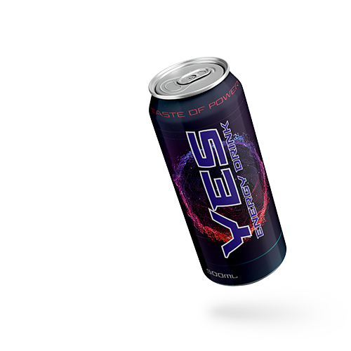 Photo d'une cannette de boisson énergétique.